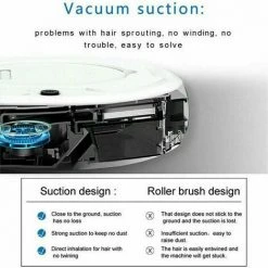 QERSTA Aspirateur Robot Multifonction, Robot De Balayage Intelligent 3 En 1, Rechargeable Automatiquement, Balayage Sec Et Humide 7 QERSTA Aspirateur Robot Multifonction, Robot De Balayage Intelligent 3 En 1, Rechargeable Automatiquement, Balayage Sec Et Humide -Aspirateur et sac Soldes 51901737 3
