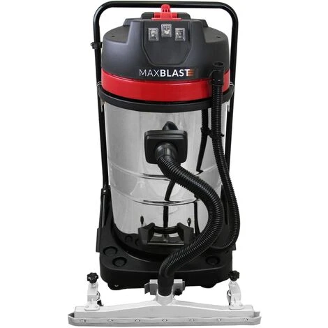 Aspirateur Industriel MAXBLAST De 80 Litres Avec Embout D’Aspiration - Gris 2 Aspirateur Industriel MAXBLAST De 80 Litres Avec Embout D’Aspiration - Gris – Image 2
