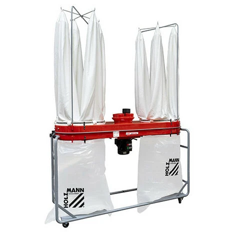 HOLZMANN Aspirateur à Copeaux De Bois 2 Sacs - Débit D'air 8 000 M3/h - 4 500 W 400 V Triphasé 2 HOLZMANN Aspirateur à Copeaux De Bois 2 Sacs - Débit D'air 8 000 M3/h - 4 500 W 400 V Triphasé – Image 2
