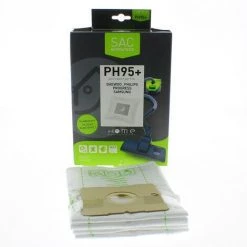 HOME EQUIPEMENT Sac Microfibre Adaptable Par 4 HEPH95+ Pour Aspirateur - NC