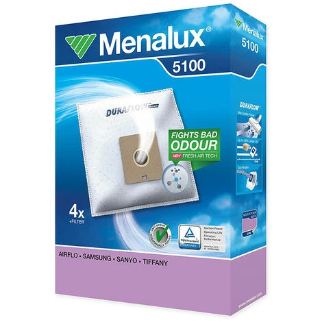 ELECTROLUX 5100 4 Sacs + 1 Filtre Moteur 900196183 1 ELECTROLUX 5100 4 Sacs + 1 Filtre Moteur 900196183