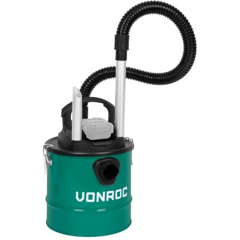 VONROC Aspirateur à Cendres Sans Fil VPower 20V - Réservoir 12L - Filtre HEPA – Sans Batterie Ni Chargeur Rapide 2 VONROC Aspirateur à Cendres Sans Fil VPower 20V - Réservoir 12L - Filtre HEPA – Sans Batterie Ni Chargeur Rapide – Image 2