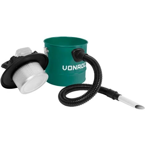 VONROC Aspirateur à Cendres Sans Fil VPower 20V - Réservoir 12L - Filtre HEPA – Sans Batterie Ni Chargeur Rapide 3 VONROC Aspirateur à Cendres Sans Fil VPower 20V - Réservoir 12L - Filtre HEPA – Sans Batterie Ni Chargeur Rapide – Image 3