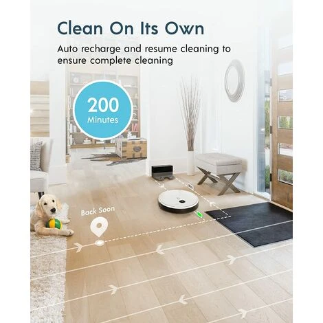 Yeedi Vac Station 3000Pa Aspirateur Robot Détection Des Tapis Programme AOTO MOP 4 Yeedi Vac Station 3000Pa Aspirateur Robot Détection Des Tapis Programme AOTO MOP – Image 4