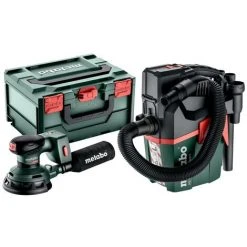 METABO® Metabo Set Ponceuse Excentrique Sans Fil SXA 18 LTX 125 BL + Aspirateur Sans Fil AS 18 L PC Compact - 691199000
