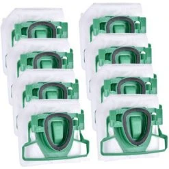 VERSAILLESFR 8 Sacs D'aspirateur En Micro-polaire Adaptés Aux Sacs à Poussière Vorwerk Kobold 200 VK200 FP200,5 Pour Les Personnes Allergiques,Versailles