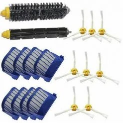 STOMO Kit De 18 IRobot Roomba Aspirateur Robot Filtre + Brosse Latérale Pour 600 536 551 552 529 564 595 601 602 610 620 630 650