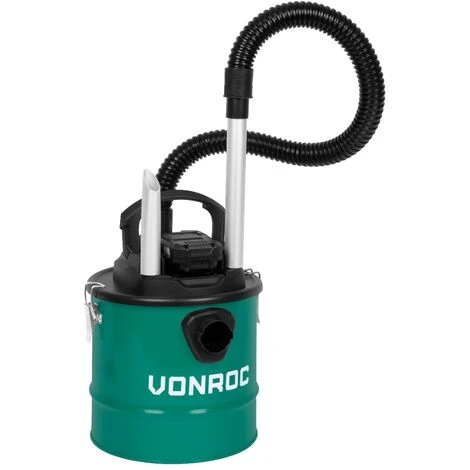 VONROC Aspirateur à Cendres 20V - Réservoir 12L - Filtre HEPA – 2 Batteries 2.0Ah Et Chargeur Rapide Inclus 2 VONROC Aspirateur à Cendres 20V - Réservoir 12L - Filtre HEPA – 2 Batteries 2.0Ah Et Chargeur Rapide Inclus – Image 2
