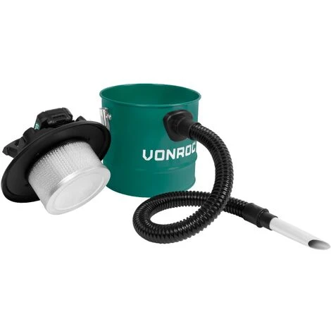 VONROC Aspirateur à Cendres 20V - Réservoir 12L - Filtre HEPA – 2 Batteries 2.0Ah Et Chargeur Rapide Inclus 3 VONROC Aspirateur à Cendres 20V - Réservoir 12L - Filtre HEPA – 2 Batteries 2.0Ah Et Chargeur Rapide Inclus – Image 3