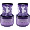 STOMO Lot De 2 Filtres HEPA Pour Aspirateur Dyson V12 Detect Slim - Pièce De Rechange