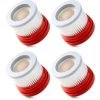 TRIOMPHE Lot De 4 Filtres HEPA Pour Aspirateur à Main Xiaomi Dreame V8 V9 V9B V9P XR V10 V11，T-Audace