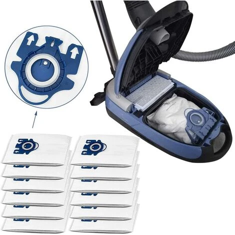 TINOR 10 Remplacement Sac Avec 2 Filtre Pour Aspirateur Miele HyClean 3D Efficiency GN Classic C1 Complete C2 C3 S2000 S5000 S8000 Series - 9917730 4 TINOR 10 Remplacement Sac Avec 2 Filtre Pour Aspirateur Miele HyClean 3D Efficiency GN Classic C1 Complete C2 C3 S2000 S5000 S8000 Series - 9917730 – Image 4