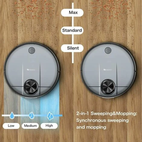 PROSCENIC M6 PRO - Aspirateur Robot Laveur 2 En 1 - Aspiration Et Lavage - Navigation Laser - 2600 Pa - Connection Alexa Et App 3 PROSCENIC M6 PRO - Aspirateur Robot Laveur 2 En 1 - Aspiration Et Lavage - Navigation Laser - 2600 Pa - Connection Alexa Et App – Image 3