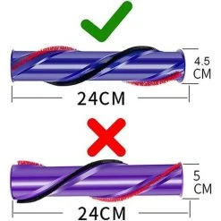 TINOR Brushroll Rouleau Brosse Pour Dyson V6 V7 SV11 Animal Pièce De Rechange Accessoire -968266-02 968266-04 -Aspirateur et sac Soldes 57643896 5