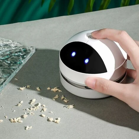 MONLY Mini Aspirateur Pour Table De Bureau, Avec Chargeur USB, Et Brosse Propre, Pour Le Bureau Et La Maison 2 MONLY Mini Aspirateur Pour Table De Bureau, Avec Chargeur USB, Et Brosse Propre, Pour Le Bureau Et La Maison – Image 2