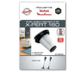 SEB INTERNATIONAL Filtre Lavable ZR005202 Pour Aspirateur MOULINEX, ROWENTA X-PERT 160, X-PERT 360 - NC