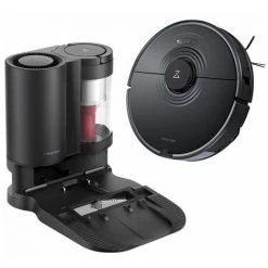 Roborock S7 Robot Nettoyeur + Station D'aspiration Automatique Auto-Empty Dock - Noir