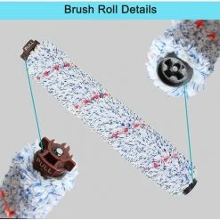EINEMGELD Un Ensemble De 6 Pièces De Rechange Compatibles Avec Les Aspirateurs Bissell CrossWave, 3 1868 Rouleaux Brosses Multi-surfaces, 3 1866 Packs De Filtres Sous Vide, Par Rapport Aux Pièces 1608683, 160-8683, 1608684 -Aspirateur et sac Soldes 59434001 4