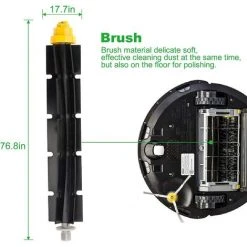 EINEMGELD Replacement Accessories Kit For Roomba 600 Series 600 620 630 650 655 660 680- Includes 3 Pack Filter And Side Brush, 1 Pack Bristle Brush And Flexible Beater Brush, 2 Pack Cleaning Tool -Aspirateur et sac Soldes 59434028 3