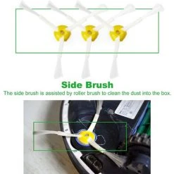 EINEMGELD Replacement Accessories Kit For Roomba 600 Series 600 620 630 650 655 660 680- Includes 3 Pack Filter And Side Brush, 1 Pack Bristle Brush And Flexible Beater Brush, 2 Pack Cleaning Tool -Aspirateur et sac Soldes 59434028 5