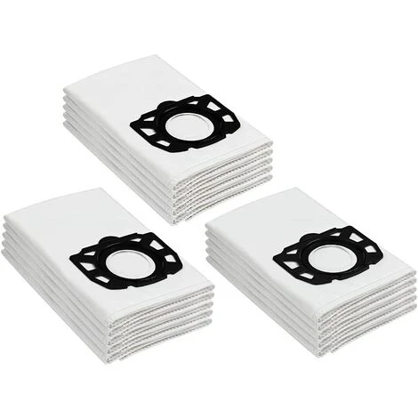 EINEMGELD 15pcs Wd4p Sac Pour D'Aspirateur Karcher WD4 WD5 WD6 WD5 / Premium / MV4 / MV5 / MV6, Remplacer 2.863-006.0 1 EINEMGELD 15pcs Wd4p Sac Pour D'Aspirateur Karcher WD4 WD5 WD6 WD5 / Premium / MV4 / MV5 / MV6, Remplacer 2.863-006.0