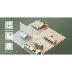 Dreame Bot W10 Aspirateur Robot Laveur Autonettoyant Avec Base D'auto Lavage -2*4L Rréservoir D'eau Usée Et Propre - 450ml Réservoir -Aspirateur et sac Soldes 59764849 5