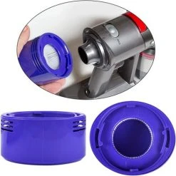 GALOZZOIT 3 Paquet Pre Et Moteur Post Remplacement Du Filtre Pour Dyson V8 Et V7 Aspirateur Sans Fil Ensemble De Filtres, Pack Familial -Aspirateur et sac Soldes 60111404 4