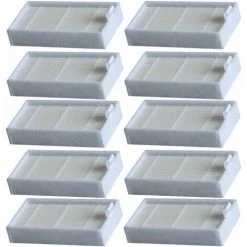 MACARON Lot De 10 Filtres Pour Aspirateur Filtre HEPA Pour CHUWI V3 ILife X5 V3 + V5 V5pro Ecovacs CR130 CR120 Cen540 Cen250 Ml009 Pièces D'aspirat LO-Ron
