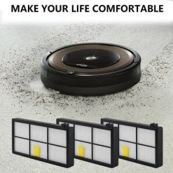 MINETGNON Pack De 3 Replacements De Filtre Pour IRobot Aspirateur S¨¦ries 800 And 900 - Haut Efficacit¨¦ 7 MINETGNON Pack De 3 Replacements De Filtre Pour IRobot Aspirateur S¨¦ries 800 And 900 - Haut Efficacit¨¦ -Aspirateur et sac Soldes 60155103 3