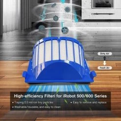 MINETGNON Kit De 13 Accesoires Pour IRobot Roomba Aspirateur Models 600 605 610 616 620 625 630 631 632 639 650 651 660 670 680 681 691 696 7 MINETGNON Kit De 13 Accesoires Pour IRobot Roomba Aspirateur Models 600 605 610 616 620 625 630 631 632 639 650 651 660 670 680 681 691 696 -Aspirateur et sac Soldes 60155104 3