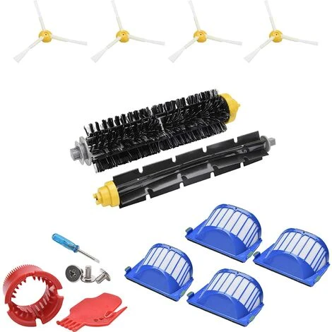 BENOBBY KIDS Kit De Remplacement D'accessoires Pour IRobot Roomba 675 676 677 655 Filtre Brosse Latérale Rouleau Vadrouille Roomba Balai Pièces De Rechange 1 BENOBBY KIDS Kit De Remplacement D'accessoires Pour IRobot Roomba 675 676 677 655 Filtre Brosse Latérale Rouleau Vadrouille Roomba Balai Pièces De Rechange