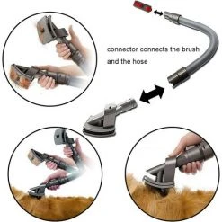 BENOBBY KIDS Brosse Poils Chat Et Chien Pour Aspirateur Dyson V11 V10 V8 V7 Pour Chute De Poils D'Animauxavec Adaptateur Et Convertisseur 7 BENOBBY KIDS Brosse Poils Chat Et Chien Pour Aspirateur Dyson V11 V10 V8 V7 Pour Chute De Poils D'Animauxavec Adaptateur Et Convertisseur -Aspirateur et sac Soldes 60720498 3