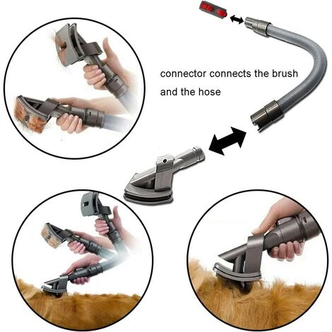 BENOBBY KIDS Brosse Poils Chat Et Chien Pour Aspirateur Dyson V11 V10 V8 V7 Pour Chute De Poils D'Animauxavec Adaptateur Et Convertisseur 3 BENOBBY KIDS Brosse Poils Chat Et Chien Pour Aspirateur Dyson V11 V10 V8 V7 Pour Chute De Poils D'Animauxavec Adaptateur Et Convertisseur – Image 3