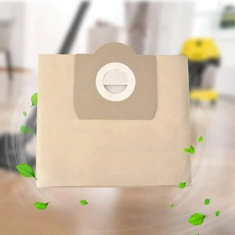 GUAZHUNIFR Sac Aspirateur Pour Kärcher WD 3, Sachet Filtre Papier Multifonctions Eau Et Poussières,GU.B/bon 2 GUAZHUNIFR Sac Aspirateur Pour Kärcher WD 3, Sachet Filtre Papier Multifonctions Eau Et Poussières,GU.B/bon – Image 2