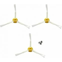 JOORRT Kit Pack De 3 Brosses Latérales Pour IRobot Roomba - Séries 500/600/700