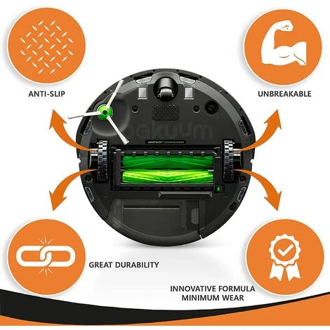 MEZHENG PNEUS Roues Pour IROBOT ROOMBA Séries 500, 600, 700, 800 Et 900 (Pack 2 Unités) Fabriqué En Espagne Antidérapant, Adhérence Exceptionnelle Et Montage Facile 2 MEZHENG PNEUS Roues Pour IROBOT ROOMBA Séries 500, 600, 700, 800 Et 900 (Pack 2 Unités) Fabriqué En Espagne Antidérapant, Adhérence Exceptionnelle Et Montage Facile – Image 2