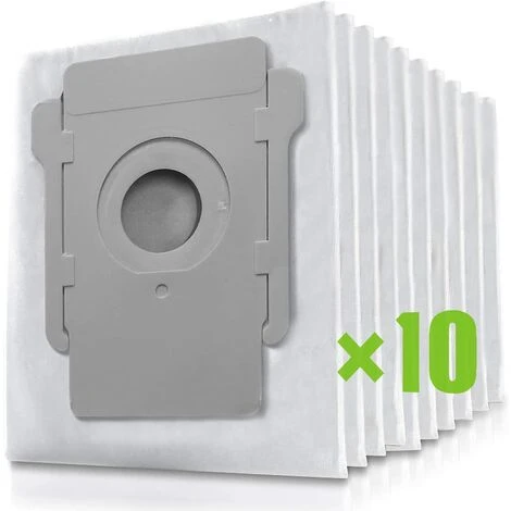 MEZHENG 10 Pcs Sac Irobot Roomba I7, Sacs À Poussière De Rechange Pour Aspirateur IRobot Roomba I7 I7+ / I7 Plus E5 E6 E7 S9 S9+ 1 MEZHENG 10 Pcs Sac Irobot Roomba I7, Sacs À Poussière De Rechange Pour Aspirateur IRobot Roomba I7 I7+ / I7 Plus E5 E6 E7 S9 S9+