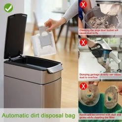 MEZHENG 10 Pcs Sac Irobot Roomba I7, Sacs À Poussière De Rechange Pour Aspirateur IRobot Roomba I7 I7+ / I7 Plus E5 E6 E7 S9 S9+ 8 MEZHENG 10 Pcs Sac Irobot Roomba I7, Sacs À Poussière De Rechange Pour Aspirateur IRobot Roomba I7 I7+ / I7 Plus E5 E6 E7 S9 S9+ -Aspirateur et sac Soldes 61310046 4