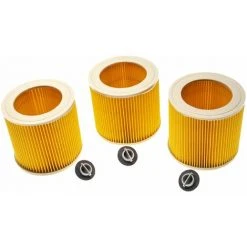 Vhbw Lot De 3x Filtres à Cartouche Compatible Avec Kärcher NT 27/1 ME Professional, NT 27/1 Aspirateur à Sec Ou Humide - Filtre Plissé, Jaune 7 Vhbw Lot De 3x Filtres à Cartouche Compatible Avec Kärcher NT 27/1 ME Professional, NT 27/1 Aspirateur à Sec Ou Humide - Filtre Plissé, Jaune -Aspirateur et sac Soldes 61351216 4