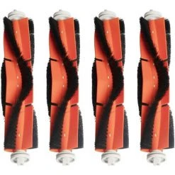 MEZHENG Lot De 4 Brosses Principales De Rechange Et Accessoires Compatibles Avec Robot Aspirateur Xiaomi Roborock S50 S51 S55 S5 S6 Roborock 2 Xiaomi MI Mijia Robot