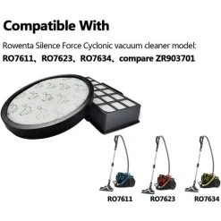 FOZIY Filtre ZR903701,Filtre Rechange ZR903701,Filtres Pour Rowenta Silence Force Cyclonic 4aaaa Ro76xx ModÈle Aspirateurs, Filtre Accessoires Pour RO7647EA RO7663EA RO7676EA RO7681EA (Modèle RO76xx),une Pièce, Noir,Fonepro 7 FOZIY Filtre ZR903701,Filtre Rechange ZR903701,Filtres Pour Rowenta Silence Force Cyclonic 4aaaa Ro76xx ModÈle Aspirateurs, Filtre Accessoires Pour RO7647EA RO7663EA RO7676EA RO7681EA (Modèle RO76xx),une Pièce, Noir,Fonepro -Aspirateur et sac Soldes 63528607 3