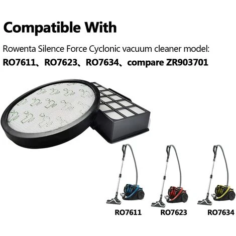 FOZIY Filtre ZR903701,Filtre Rechange ZR903701,Filtres Pour Rowenta Silence Force Cyclonic 4aaaa Ro76xx ModÈle Aspirateurs, Filtre Accessoires Pour RO7647EA RO7663EA RO7676EA RO7681EA (Modèle RO76xx),une Pièce, Noir,Fonepro 3 FOZIY Filtre ZR903701,Filtre Rechange ZR903701,Filtres Pour Rowenta Silence Force Cyclonic 4aaaa Ro76xx ModÈle Aspirateurs, Filtre Accessoires Pour RO7647EA RO7663EA RO7676EA RO7681EA (Modèle RO76xx),une Pièce, Noir,Fonepro – Image 3
