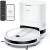 Aspirateur Robot , Laresar Robot Aspirateur Laveur De Sol 3000Pa 3 En 1 Avec Station D'auto-vidage,Balaye,Aspirateur Et Lave,200min D'Autonomie,Contrôle Avec Alexa/APP/Télécommande,pour Poils D'animaux