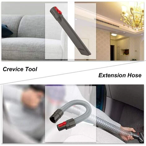 MEZHENG Kit D'accessoires Kit De Fixation Avec Tuyau De Rallonge Pour Dyson V7 V8 V10 V11 SV10 SV11 Aspirateur Sans Fil (6 En 1) 4 MEZHENG Kit D'accessoires Kit De Fixation Avec Tuyau De Rallonge Pour Dyson V7 V8 V10 V11 SV10 SV11 Aspirateur Sans Fil (6 En 1) – Image 4