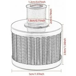 Voiture Bleue Filtre à Air Modifié Interface Universelle Moto Air Filtre à Huile Voiture Filtre D'admission D'air Froid,HANBING 5 Voiture Bleue Filtre à Air Modifié Interface Universelle Moto Air Filtre à Huile Voiture Filtre D'admission D'air Froid,HANBING -Aspirateur et sac Soldes 63785385 3