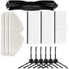 MEZHENG Rechange Pour Aspirateur Proscenic M7 PRO, Queta 13 Pièces Rechange Accessoires Pour Aspirateur Proscenic M7 PRO, Avec Brosse Principale Brosses Latérales Filtres Et Chiffons De Nettoyage