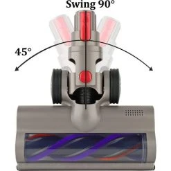 MEZHENG Tête De Nettoyeur De Brosse à Turbine Motorhead Compatible Avec L'aspirateur Dyson V15 V11 V10 V8 V7 Pour Nettoyer Les Tapis, Les Sols, Les Carreaux 8 MEZHENG Tête De Nettoyeur De Brosse à Turbine Motorhead Compatible Avec L'aspirateur Dyson V15 V11 V10 V8 V7 Pour Nettoyer Les Tapis, Les Sols, Les Carreaux -Aspirateur et sac Soldes 63799803 4