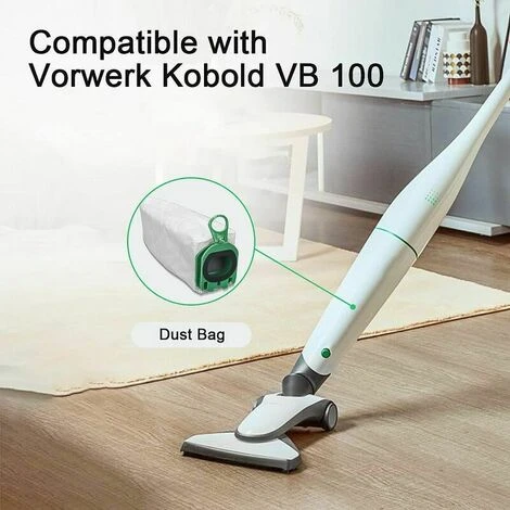 CLEGGFR 10 Sacs D'Aspirateur Pour Vorwerk Sac à Poussière De Rechange Pour Kobold VB100 Aspirateur 2 CLEGGFR 10 Sacs D'Aspirateur Pour Vorwerk Sac à Poussière De Rechange Pour Kobold VB100 Aspirateur – Image 2