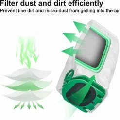 CLEGGFR 10 Sacs D'Aspirateur Pour Vorwerk Sac à Poussière De Rechange Pour Kobold VB100 Aspirateur 7 CLEGGFR 10 Sacs D'Aspirateur Pour Vorwerk Sac à Poussière De Rechange Pour Kobold VB100 Aspirateur -Aspirateur et sac Soldes 63823428 3