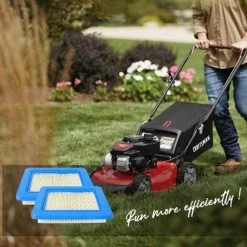 HKLFFJA Lot De 2 Cartouches De Filtre à Air Plat Pour Briggs & Stratton Cartouche De Filtre à Air D’origine De Rechange Convient Aux éléments De La Série 625e 675ex 725ex 625-675 -Aspirateur et sac Soldes 63869269 5